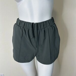 ZELLA GREEN ELASTIC WAIST WOMENS RUNNING SHORTS SZ XS NWOT